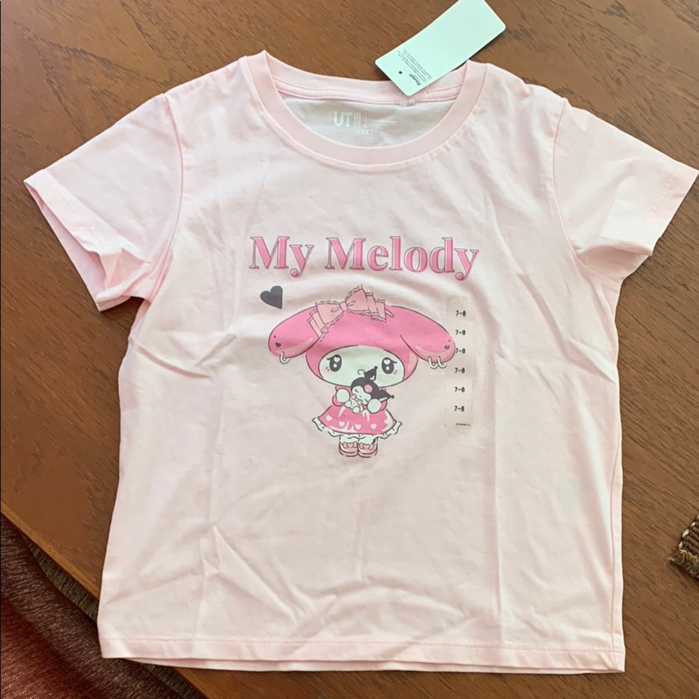 My Melody Pink Baby Tee / kids T-Shirt